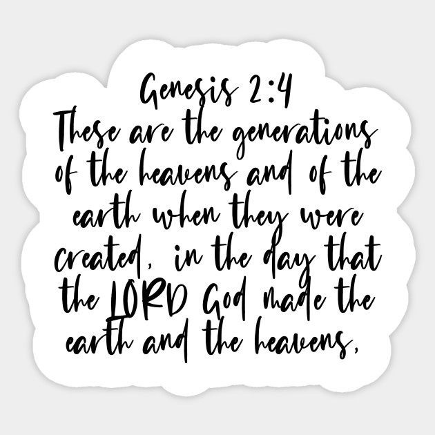 Genesis 24 Bible Verse Bible Verse Sticker TeePublic